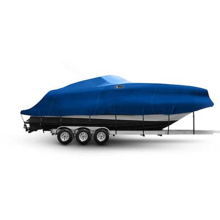Eevelle Boat Cover CABIN CRUISER, Outboard Fits 30ft 6in L up to 120in W Royal SFHPCBN30120B-RYL